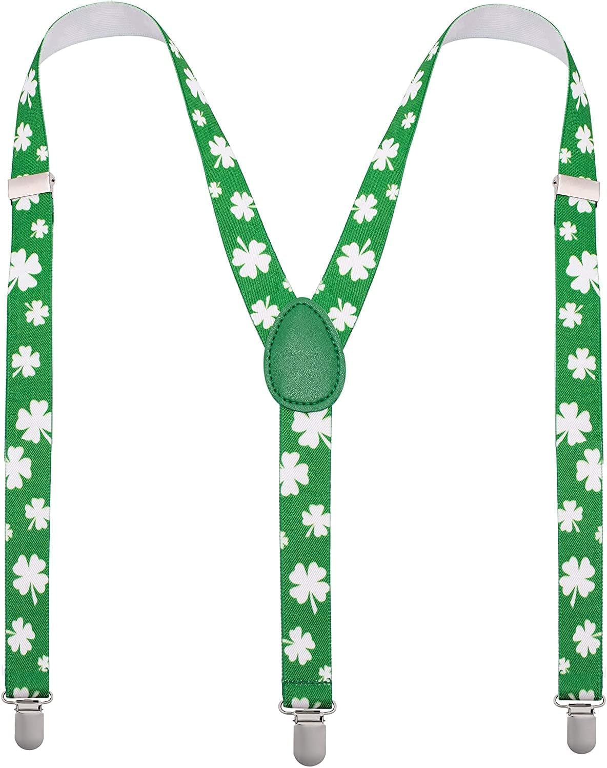 St Patricks Day Suspenders - St Patricks Day Acessories - Suspenders with Clips - Many Colors to Choose From