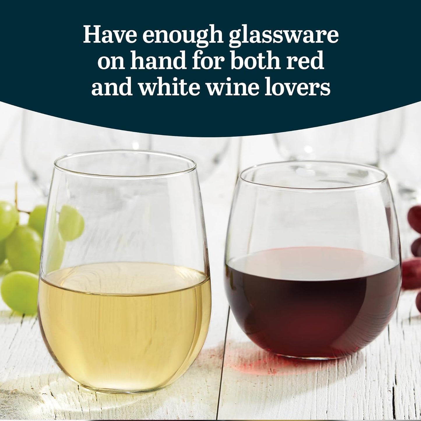  12-Piece Stemless Wine Glass Set – Perfect for Red & White Wines! "Cheers to Every Occasion! 🍷✨