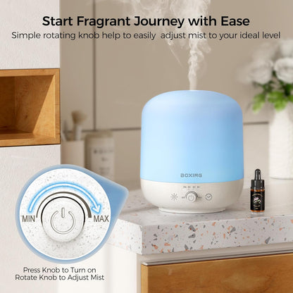 Relax & Refresh! Aromatherapy Diffuser with 7-Color Night Light – Perfect for Home & Large Rooms! 🌿✨