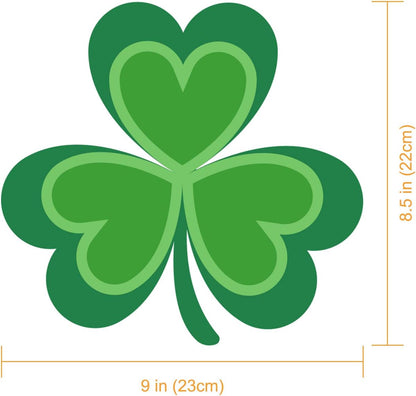 St Patricks Day Window Clings, 109 Pcs Shamrock Window Stickers for St Patricks Day Decorations