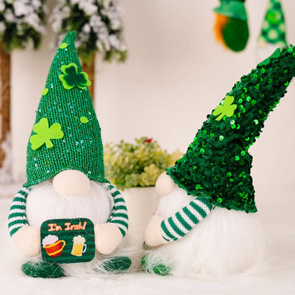 🍀11.4" St. Patrick’s Day Light-Up Gnome ✨ Light up your space with Irish spirit today! ✨