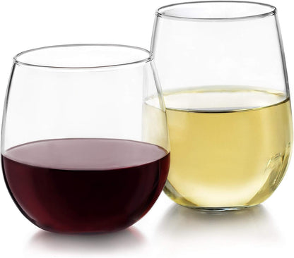  12-Piece Stemless Wine Glass Set – Perfect for Red & White Wines! "Cheers to Every Occasion! 🍷✨