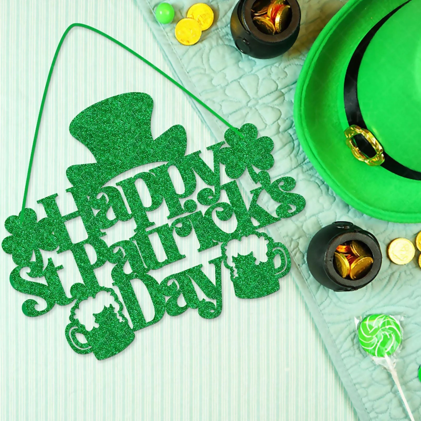 Festive St. Patrick’s Day Door Hangings – Lucky Irish Holiday Décor! 🍀🎉