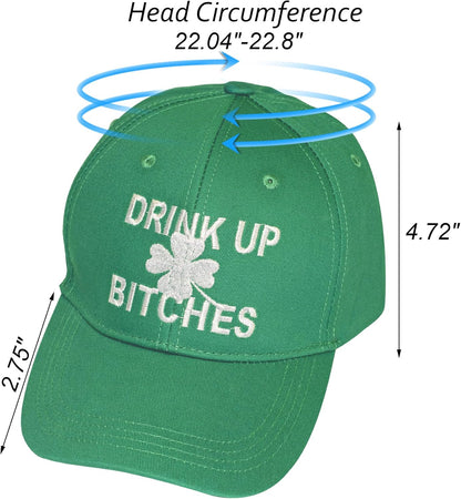 Shamrock-Green Baseball Cap for Men & Women – St. Patrick’s Day Sun Hat, Breathable Outdoor Sports Golf Cap