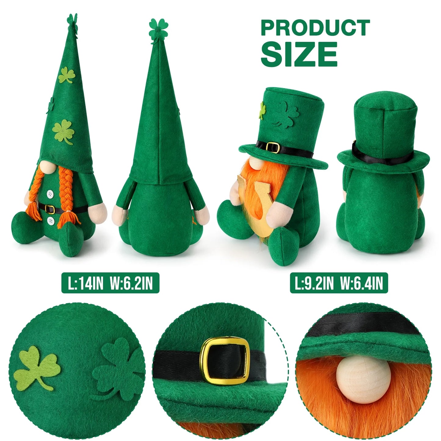 🎩✨ Celebrate St. Patrick’s Day in style – Get your lucky gnomes today! ✨🎉