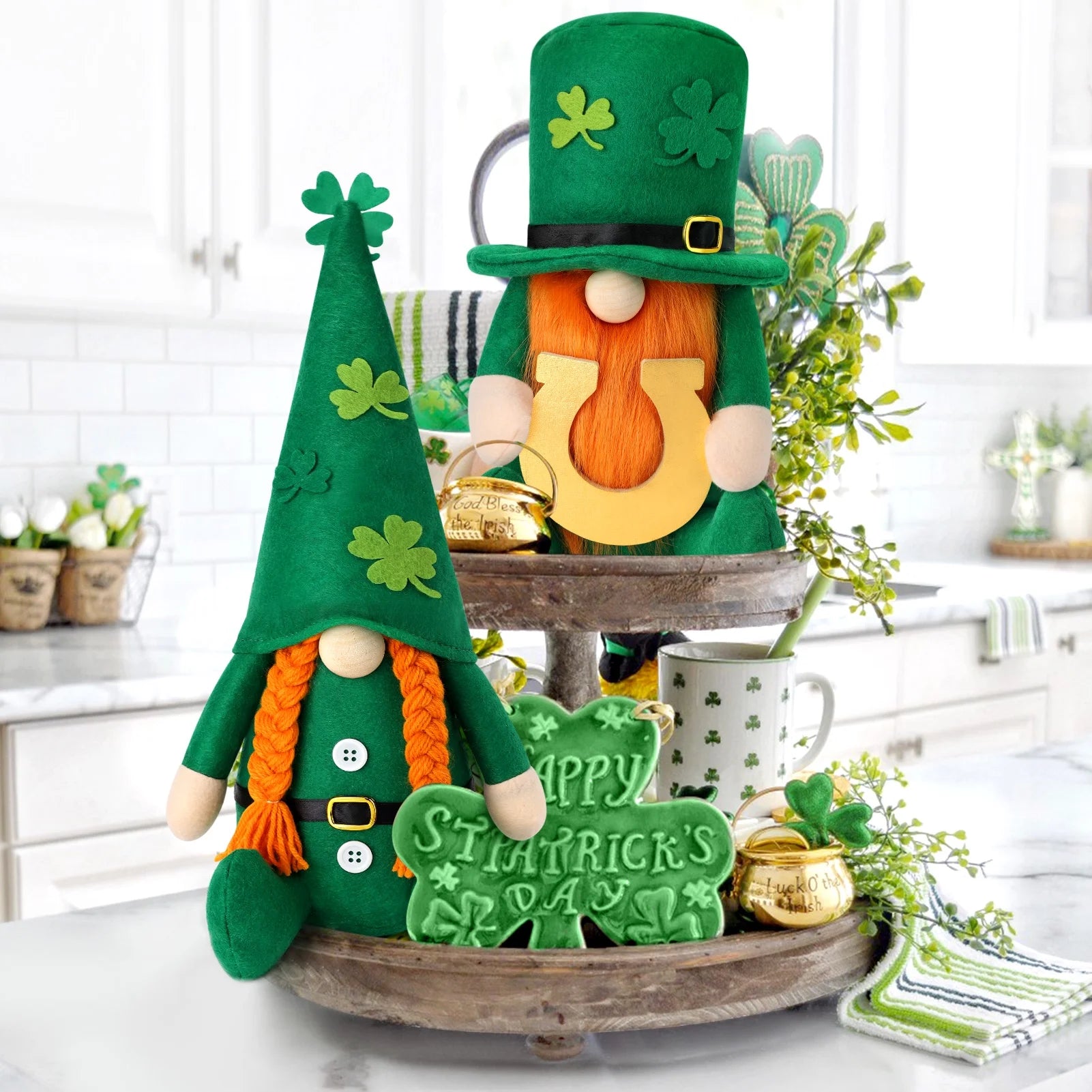 🎩✨ Celebrate St. Patrick’s Day in style – Get your lucky gnomes today! ✨🎉