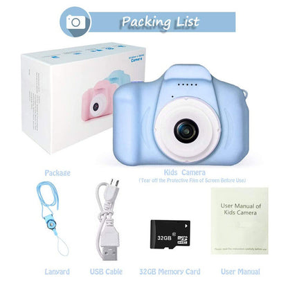 "Capture the Fun! 1080P HD Kids Digital Camera – Mini, Cute & Perfect for Little Photographers! 📸🎉"