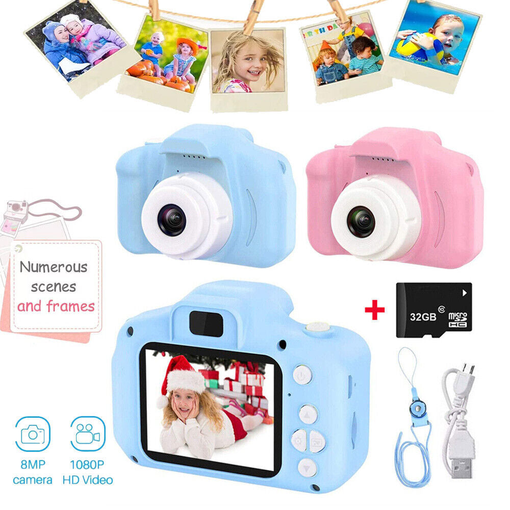 "Capture the Fun! 1080P HD Kids Digital Camera – Mini, Cute & Perfect for Little Photographers! 📸🎉"