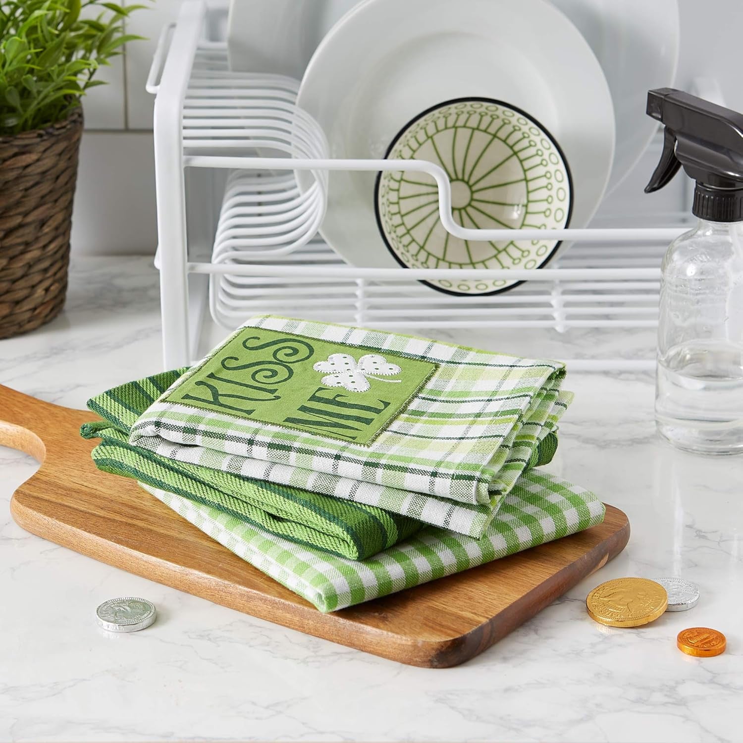 Celebrate St. Patrick'S Day Kitchen Collection, St. Patty'S Day, Dishtowel Set