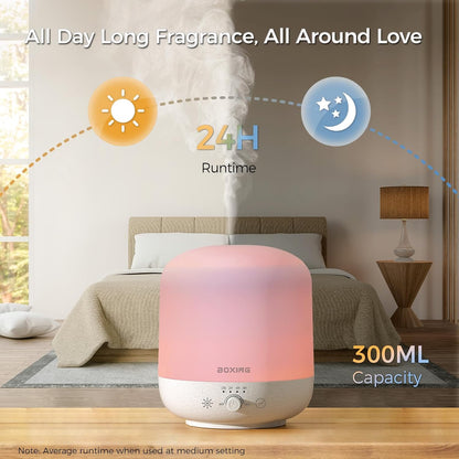 Relax & Refresh! Aromatherapy Diffuser with 7-Color Night Light – Perfect for Home & Large Rooms! 🌿✨