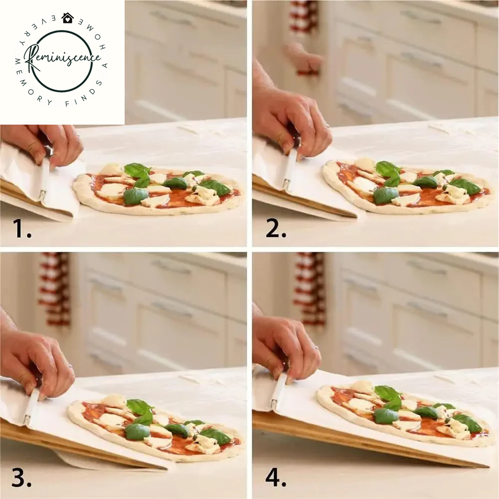 Non-Stick Sliding Pizza Shovel – Smooth Cutting & Transfer Board for Easy Baking