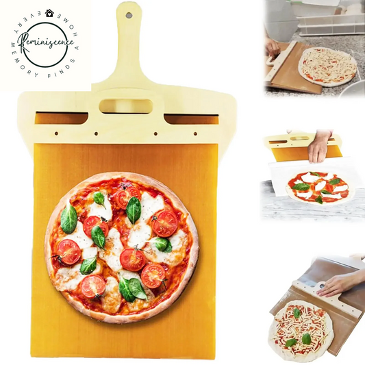 Non-Stick Sliding Pizza Shovel – Smooth Cutting & Transfer Board for Easy Baking