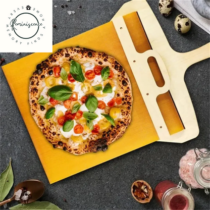 Non-Stick Sliding Pizza Shovel – Smooth Cutting & Transfer Board for Easy Baking